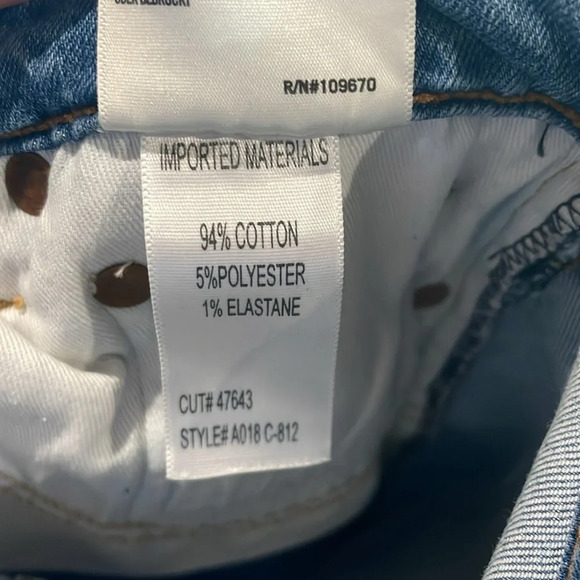 AGOLDE Sophie Mid Rise Ankle Jeans In Playback Size 26 - Picture 11 of 12